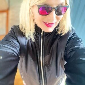 Ray-Ban Black and Pink Sunglasses